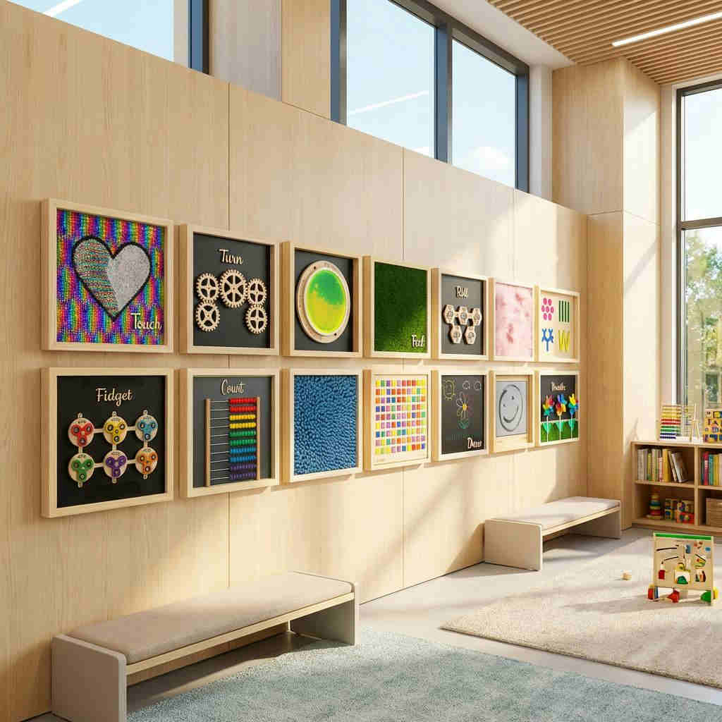 14-Board Sensory Wall