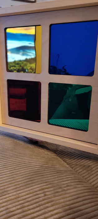 Color Mirrors Sensory Board – "Smile"