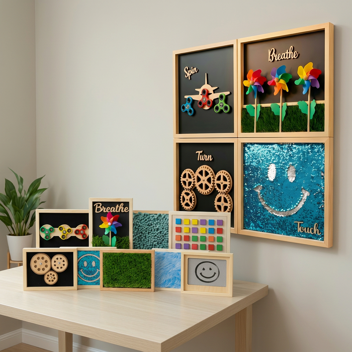 Ultimate Sensory Room Kit –  9 Mini boards and 4 Full-size Wall-mount boards