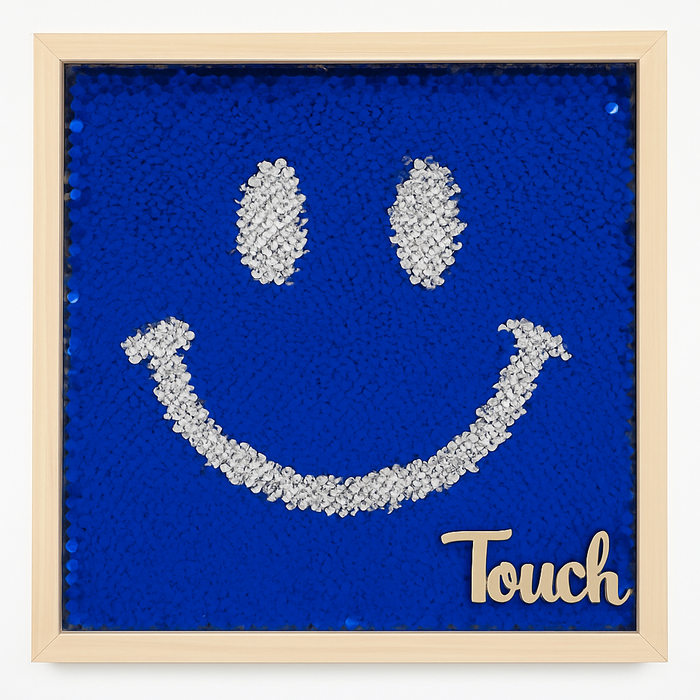 Sensory Board with Reversible Flip Sequins "Mermaid Fabric"