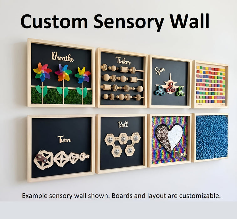 Pinwheel Sensory Board – “Breathe”