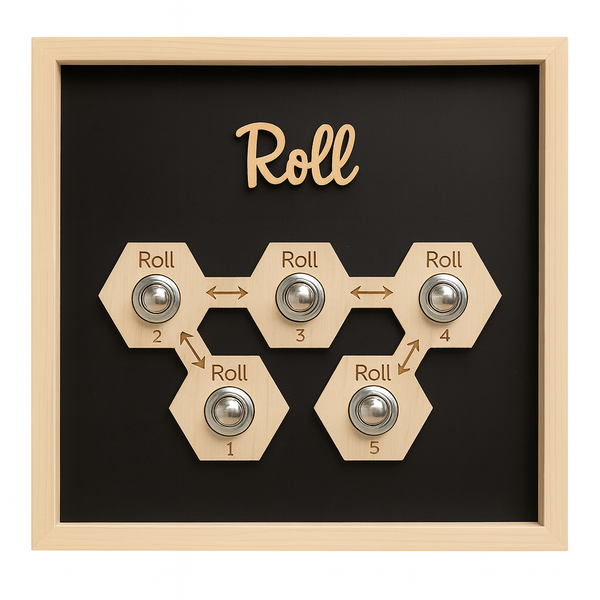 Smooth Rolling Ball Sensory Board "Roll"