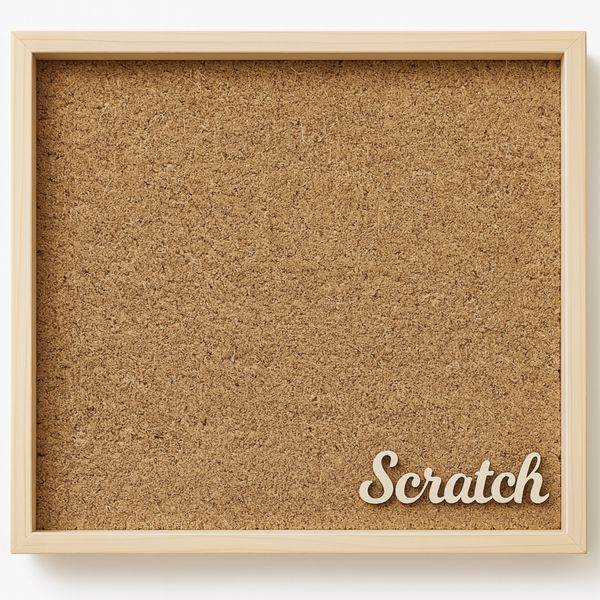 Scratch (Coconut Fiber) Sensory Board - Coir Hair Texture
