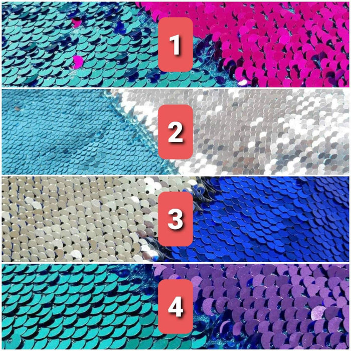 Sensory Board with Reversible Flip Sequins "Mermaid Fabric"