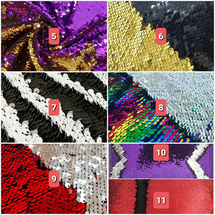 Sensory Board with Reversible Flip Sequins "Mermaid Fabric"