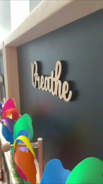 Pinwheel Sensory Board – “Breathe”